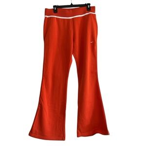 Women's Nike Clemson Mid-Rise Wide-Leg Track Pants